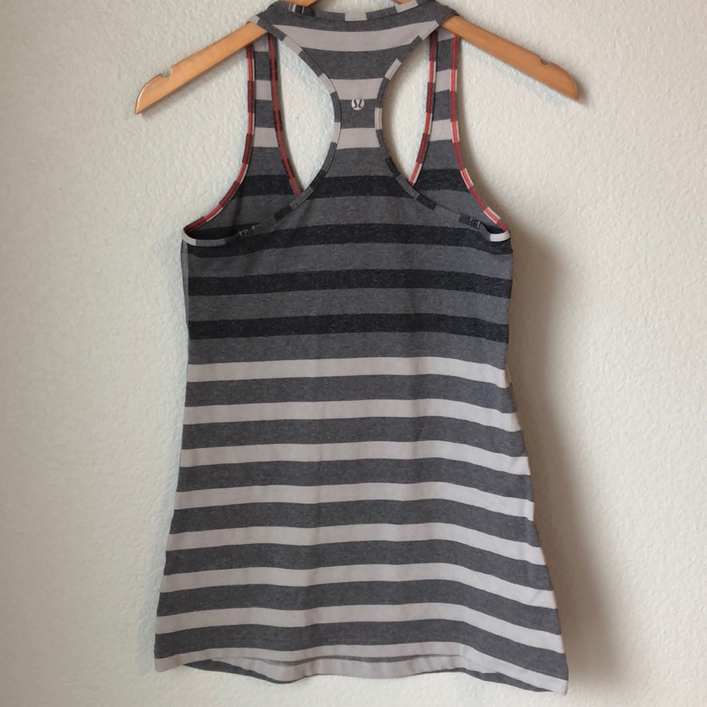 Lululemon Cool Racer Back Grey Tank